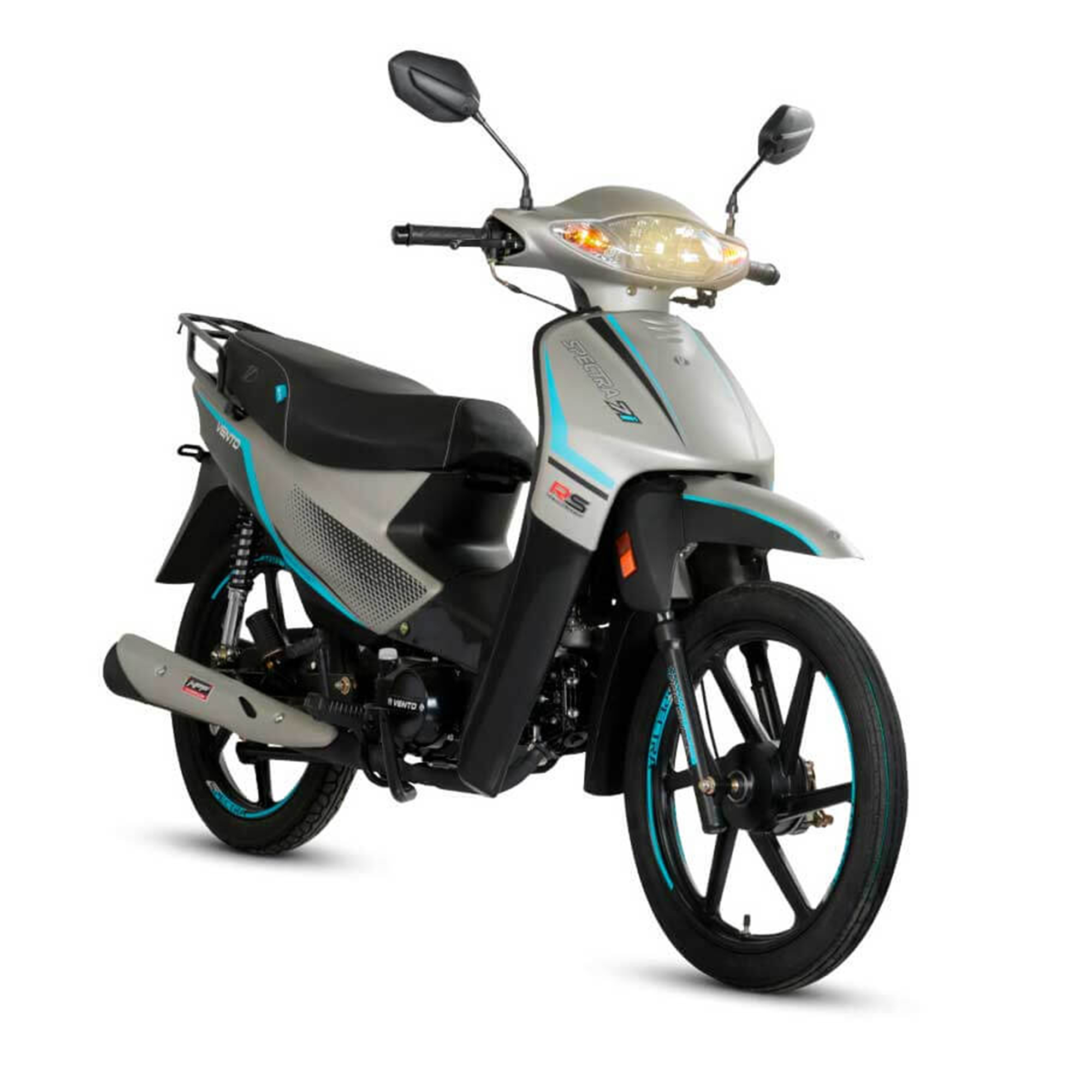 Motometa Detalles Motocicleta Vento Spectra 7i 125cc Gris 2024