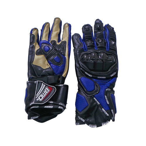 Motometa Detalles Guantes Para Motociclista Bmd Piel Azul Xl Completo