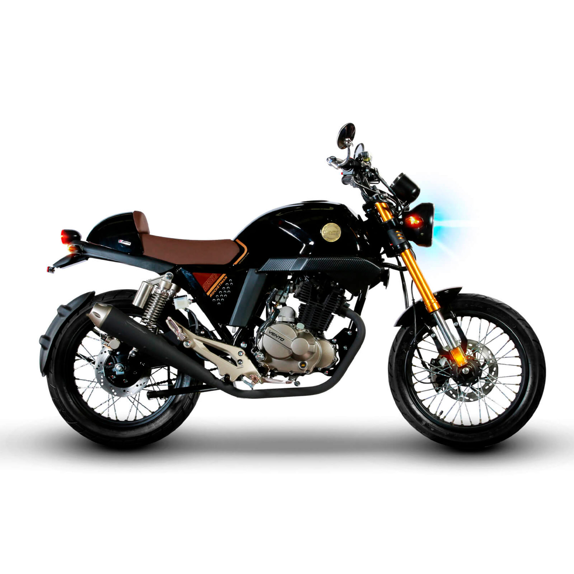 Motometa Detalles Motocicleta Vento Rocketman sport 250 negro 2022