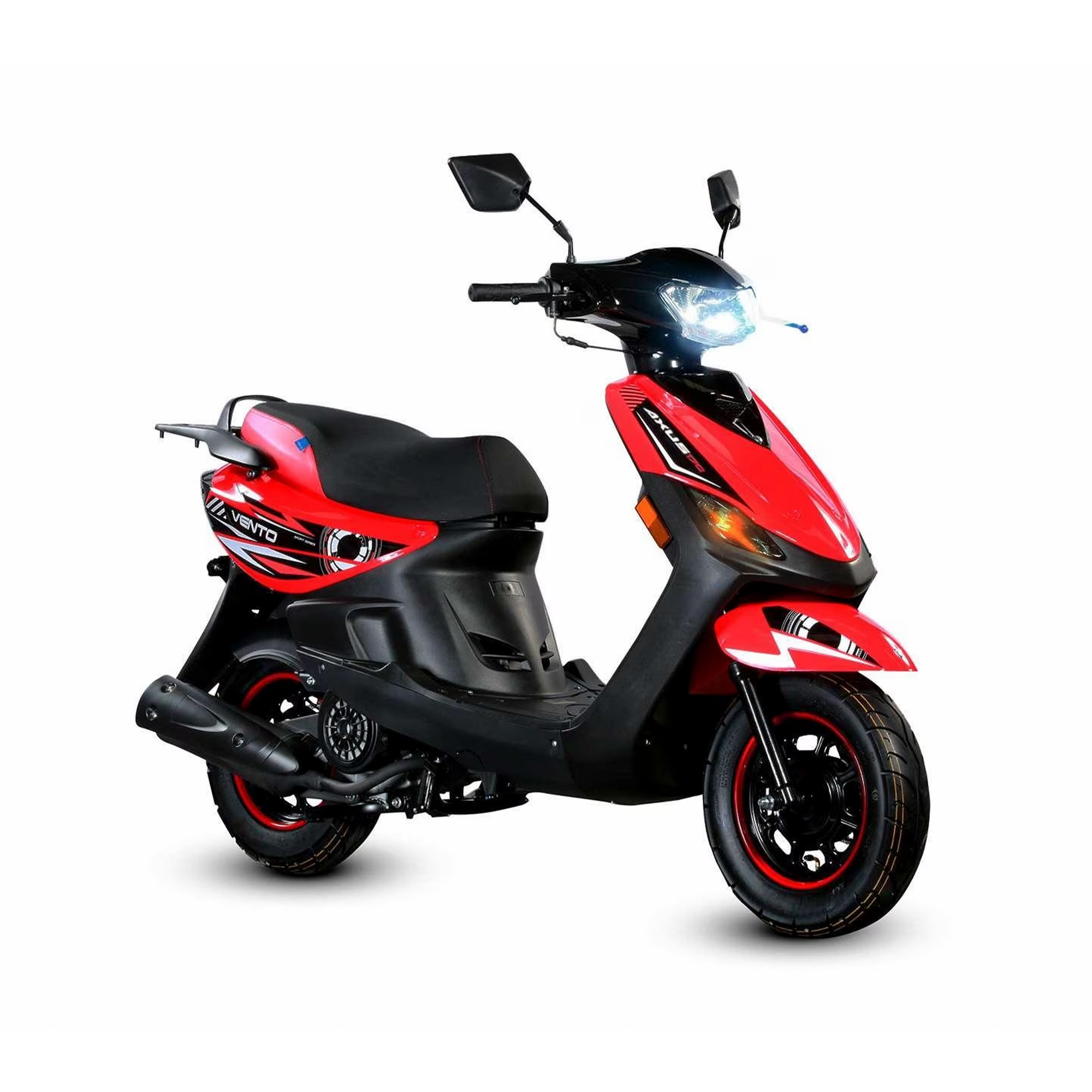 Motometa Detalles Motocicleta Vento Axus 170 Rojo 2024