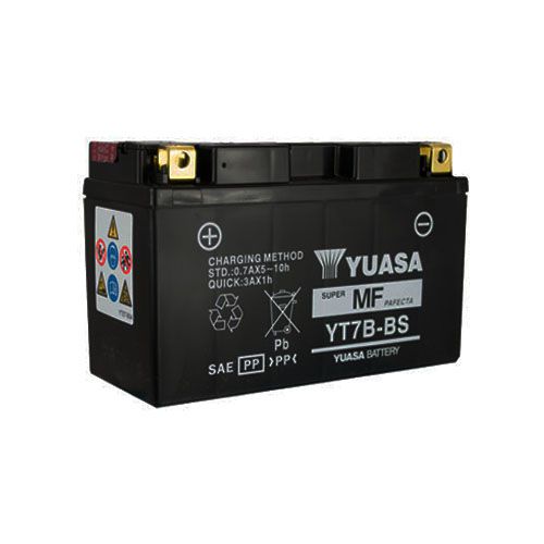 Bicimex Detalles Bateria para motocicleta YTX14-BS polo invertido USA con  acido Yuasa