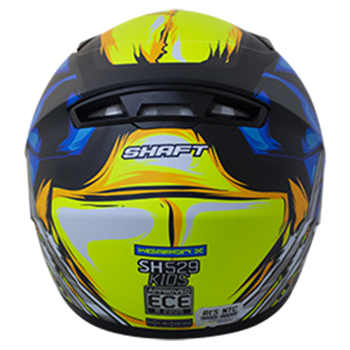 Casco Moto Niño Infantil Weapon X Talla M Azul Shaft EPS ABS Shaft Weapon