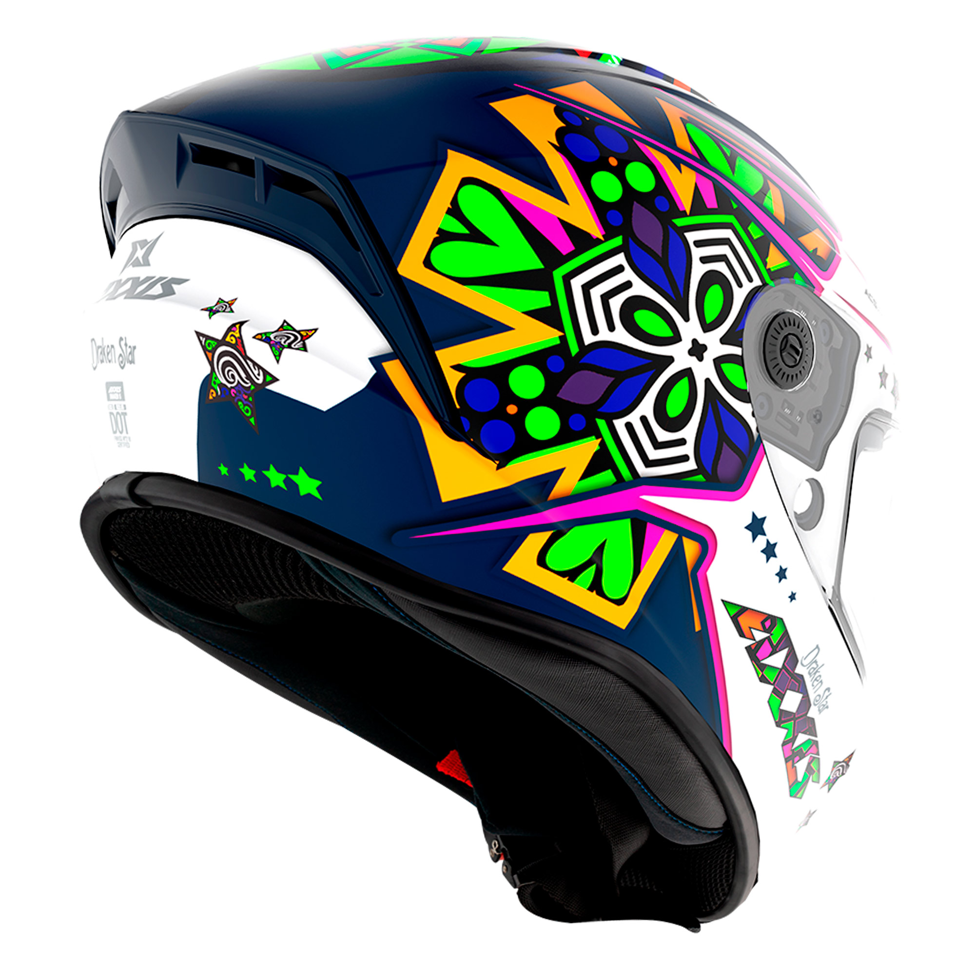 Casco Moto Integral Axxis Hawk Sv Evo Paw B4 Doble Visor