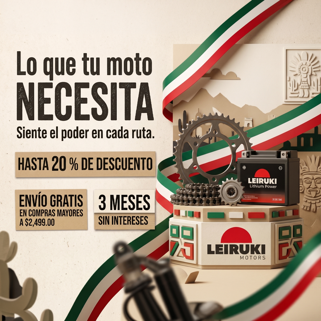 REFACCIONES LEIRUKI CON HASTA -20%