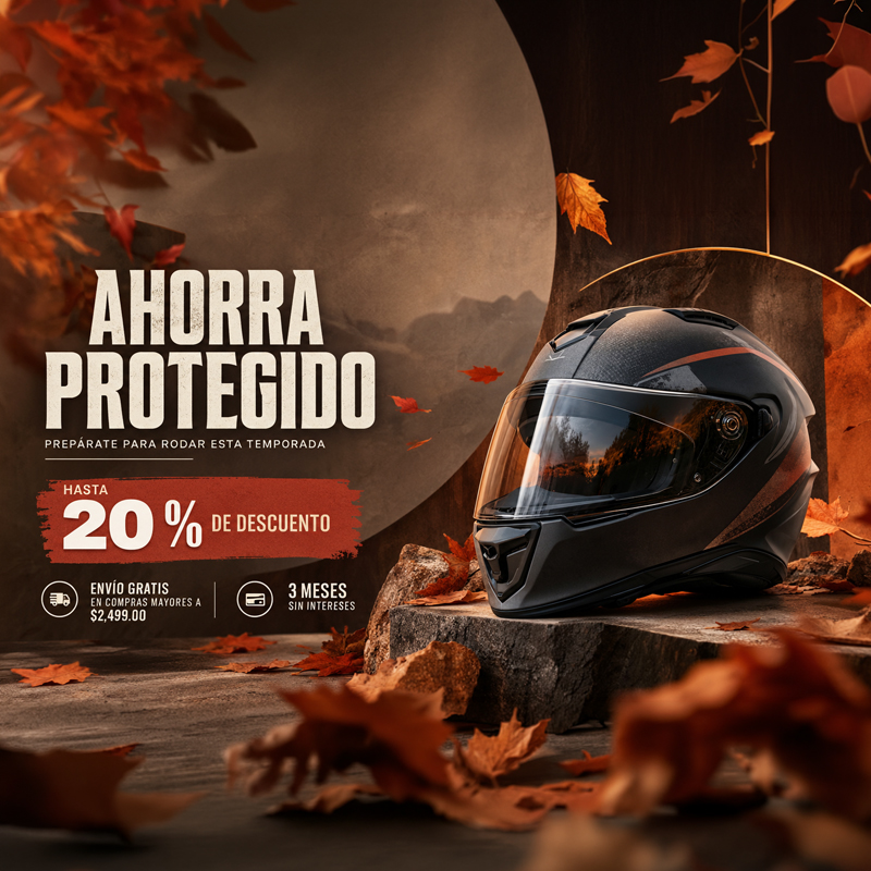 Estrena casco este otoño