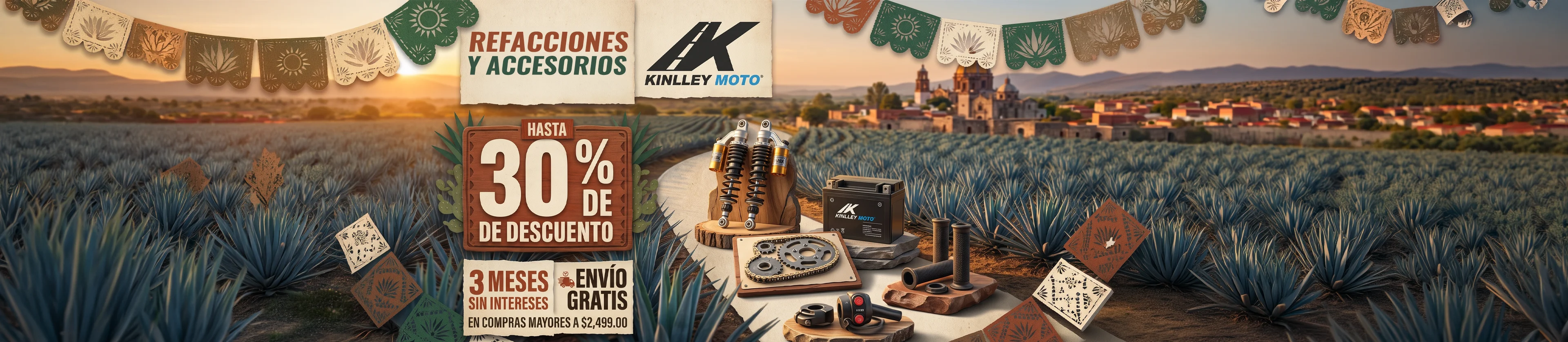 REFACCIONES KINLLEY CON HASTA 30% DE DESCUENTO