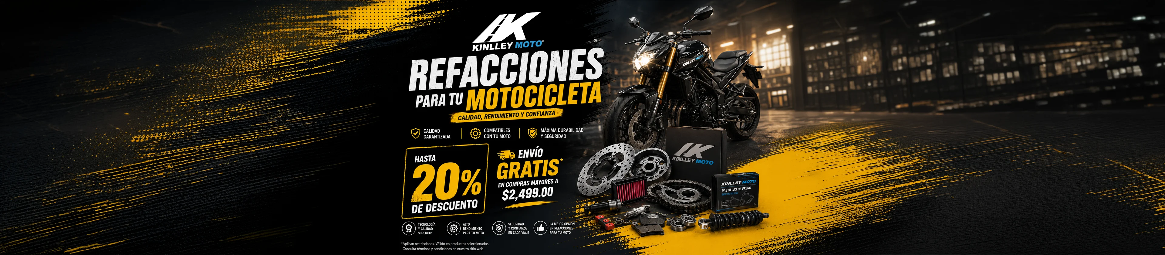 Kinlley Moto al mejor precio