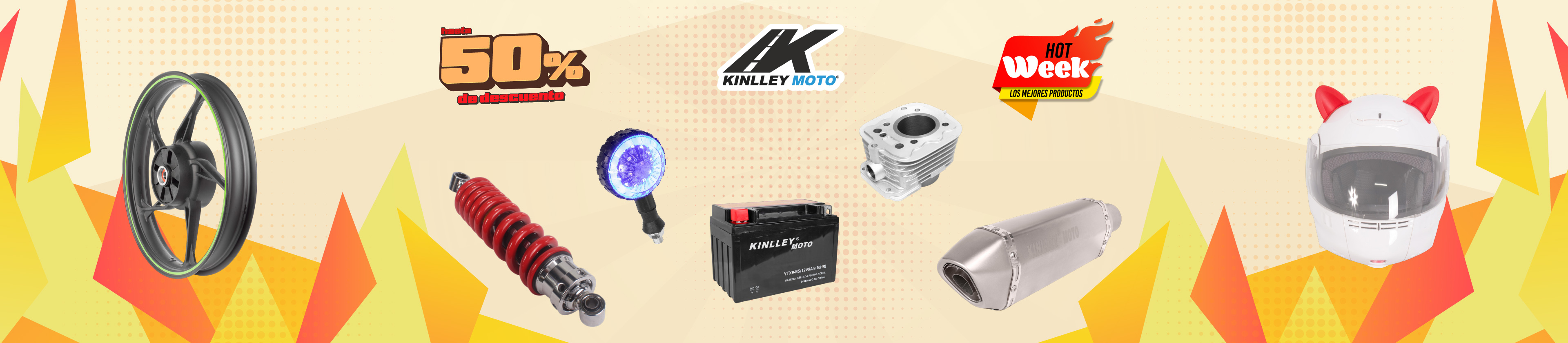Kinlley en modo 🔥: hasta 50% de descuento solo en HOTWEEK
