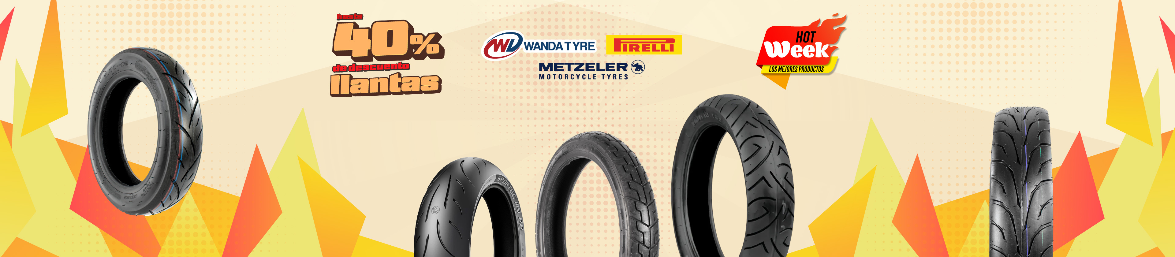 Llantas de moto al mejor precio: hasta 40% de descuento este HOTWEEK