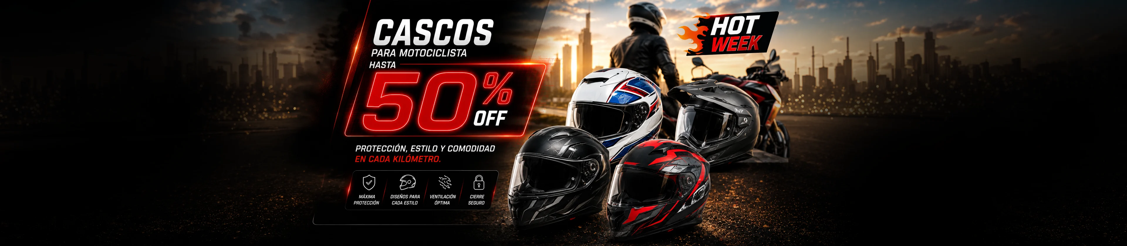 HOTWEEK | El momento de cambiar tu casco es ahora