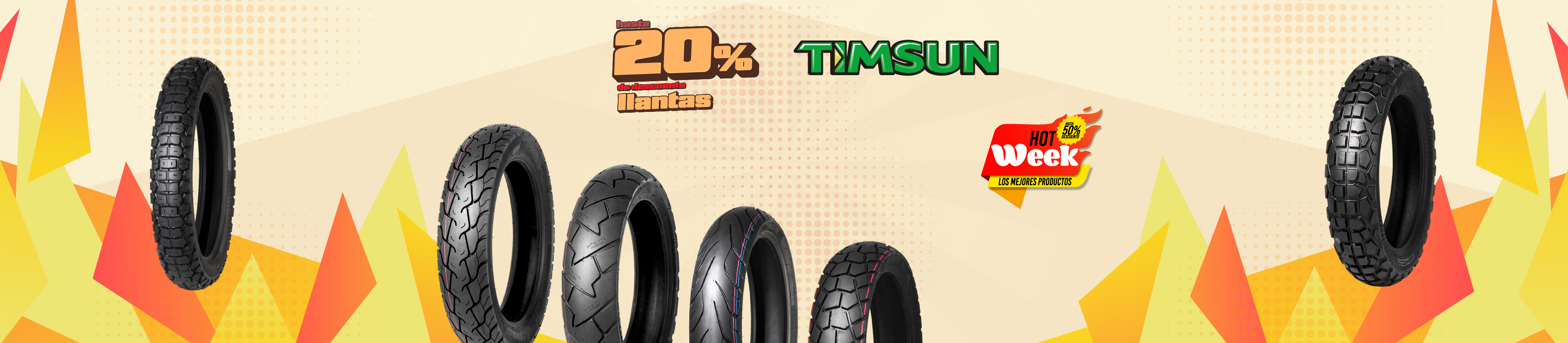 Timsun se prende en el HOTWEEK: llantas con hasta 20% de descuento