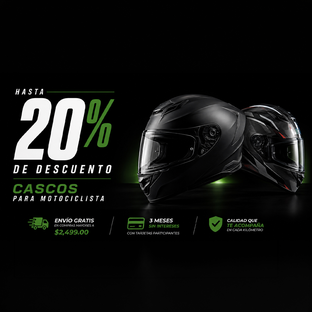 ESTRENA CASCO AL MEJOR PRECIO