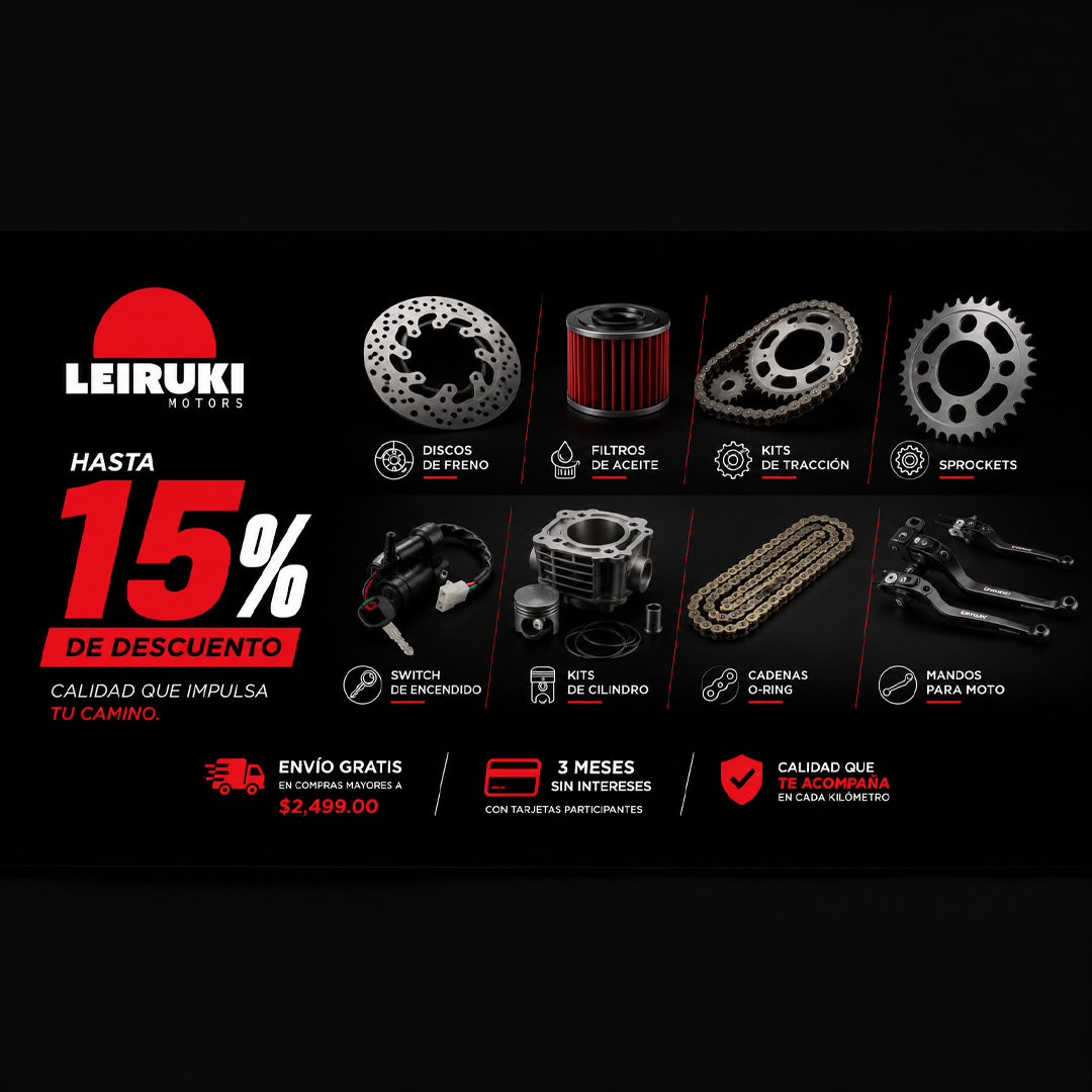 LEIRUKI HASTA CON 15% DE DESCUENTO