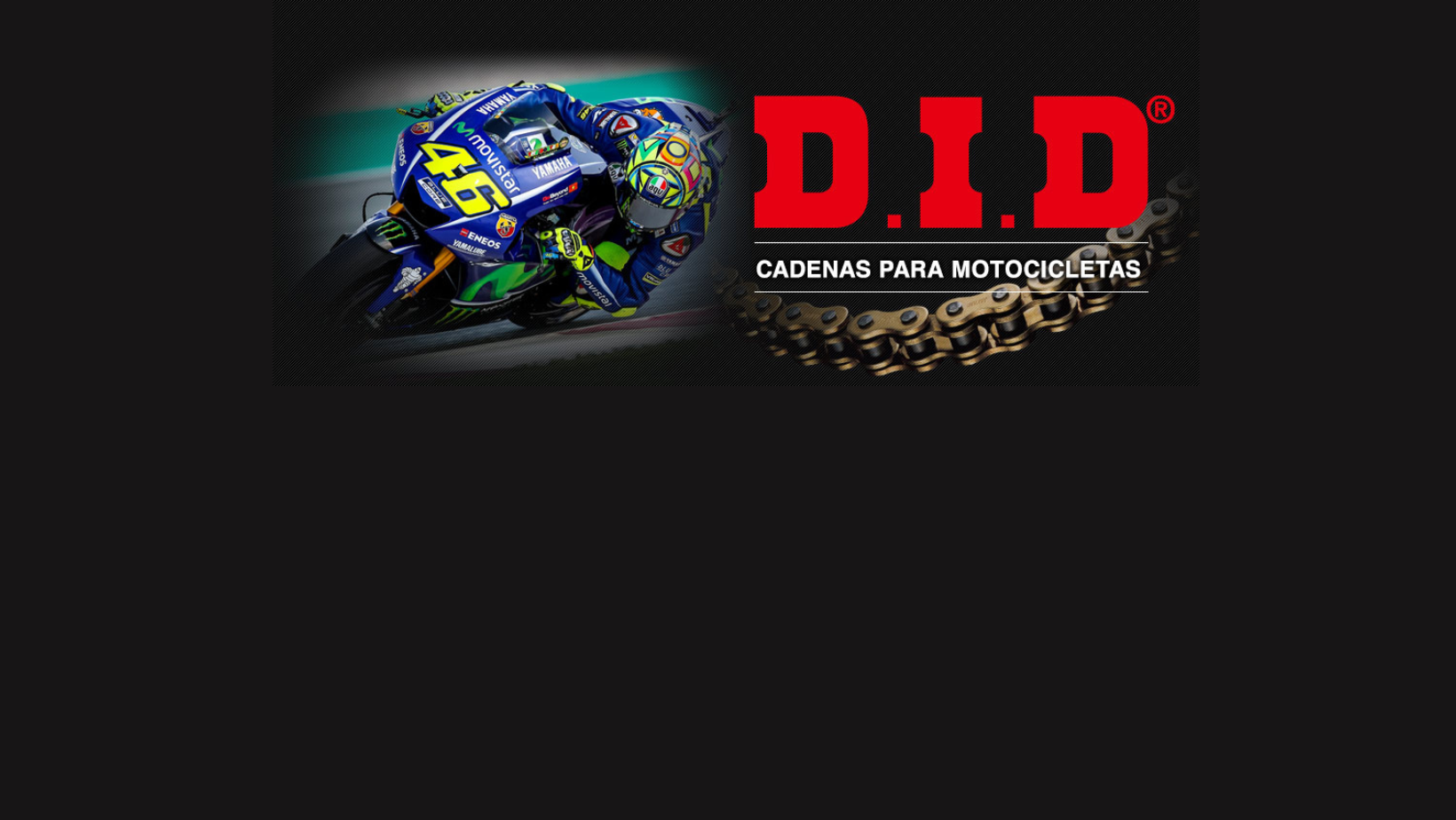 Cadenas D.I.D: calidad japonesa para tu motocicleta.