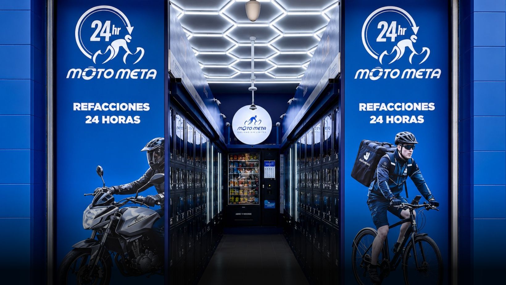 Motometa 24 Horas llega a Polanco: la solución para los motociclistas que no pueden detenerse.