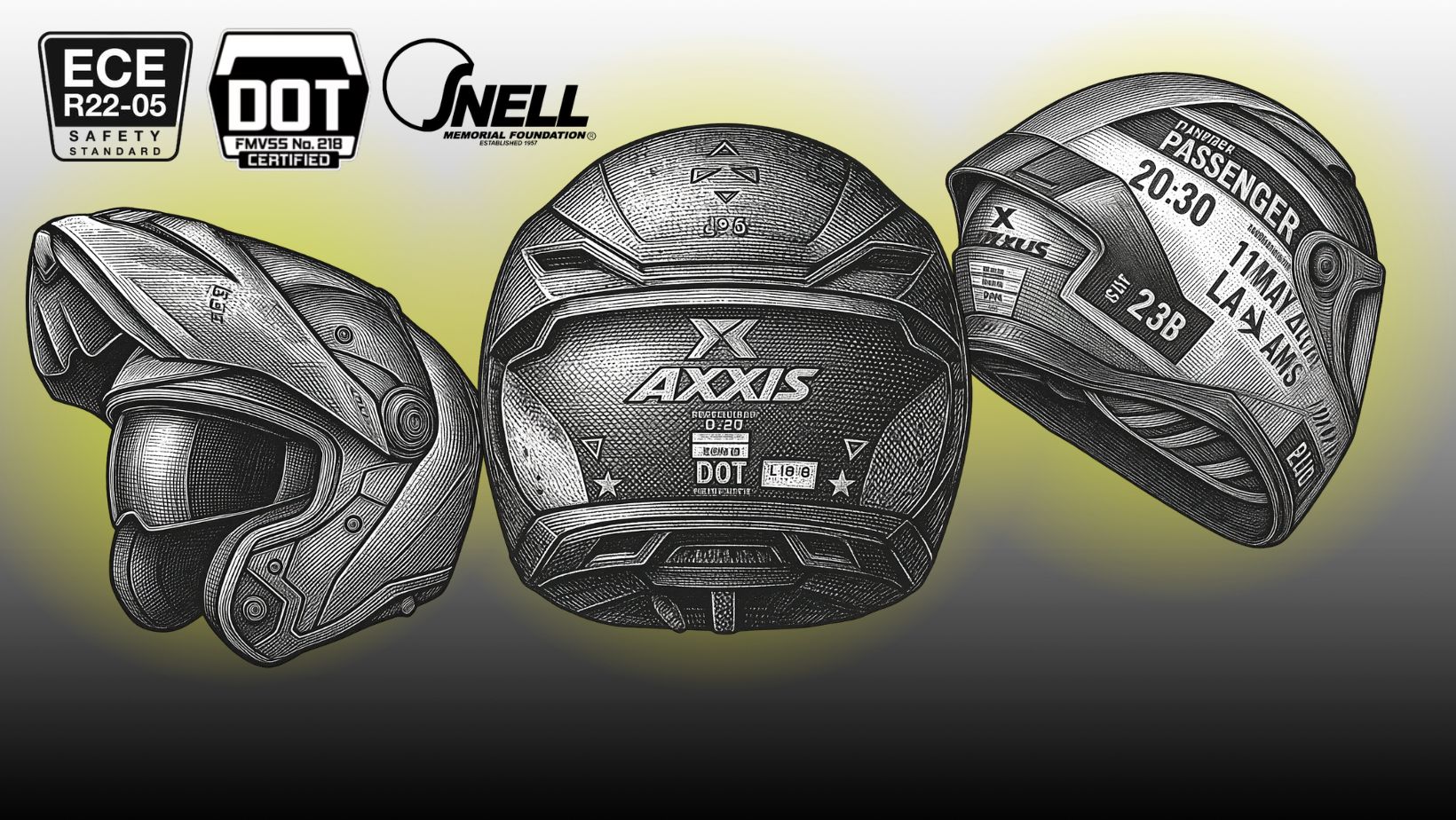 Casco Certificado: ¿DOT, ECE o SNELL?