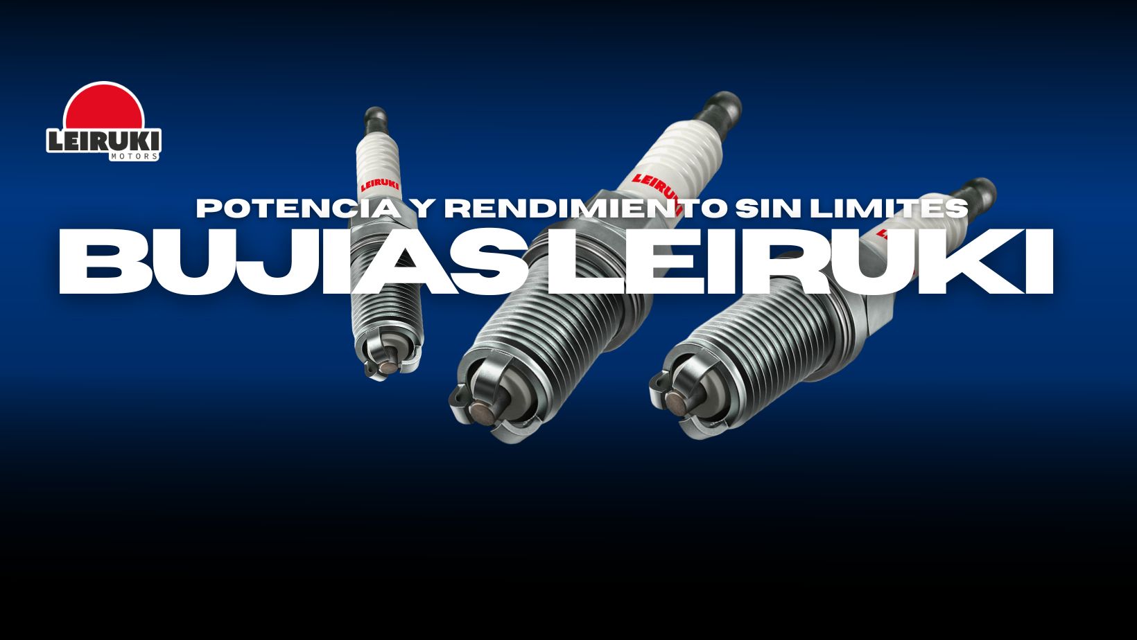 Potencia y Rendimiento sin Límites: Bujías Leiruki de Triple Electrodo.